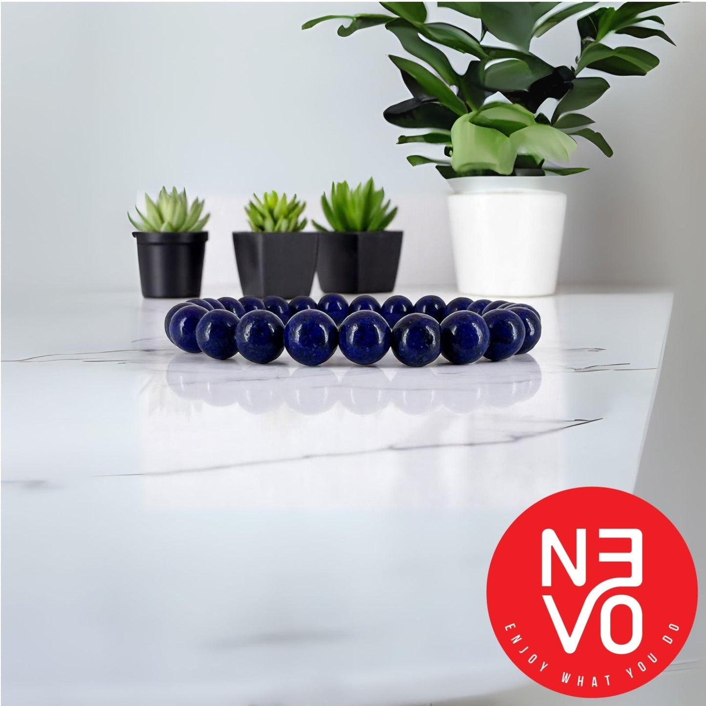 N3VO Lapis Element Bracelet – Deep Blue Natural Stone