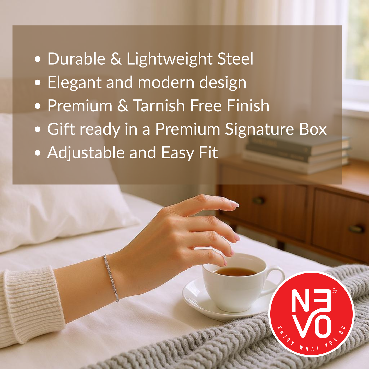 N3VO Solitaire Spark Bracelet