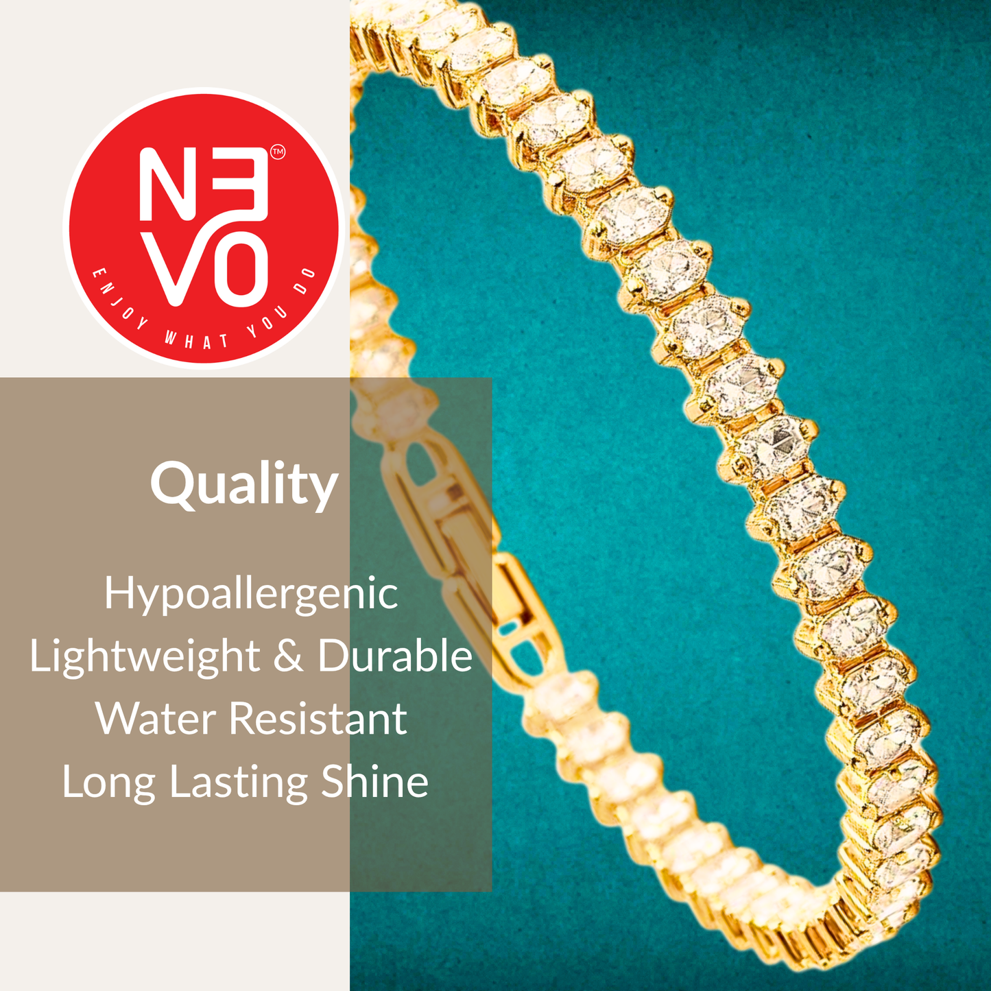 N3VO Marquise Radiance Bracelet