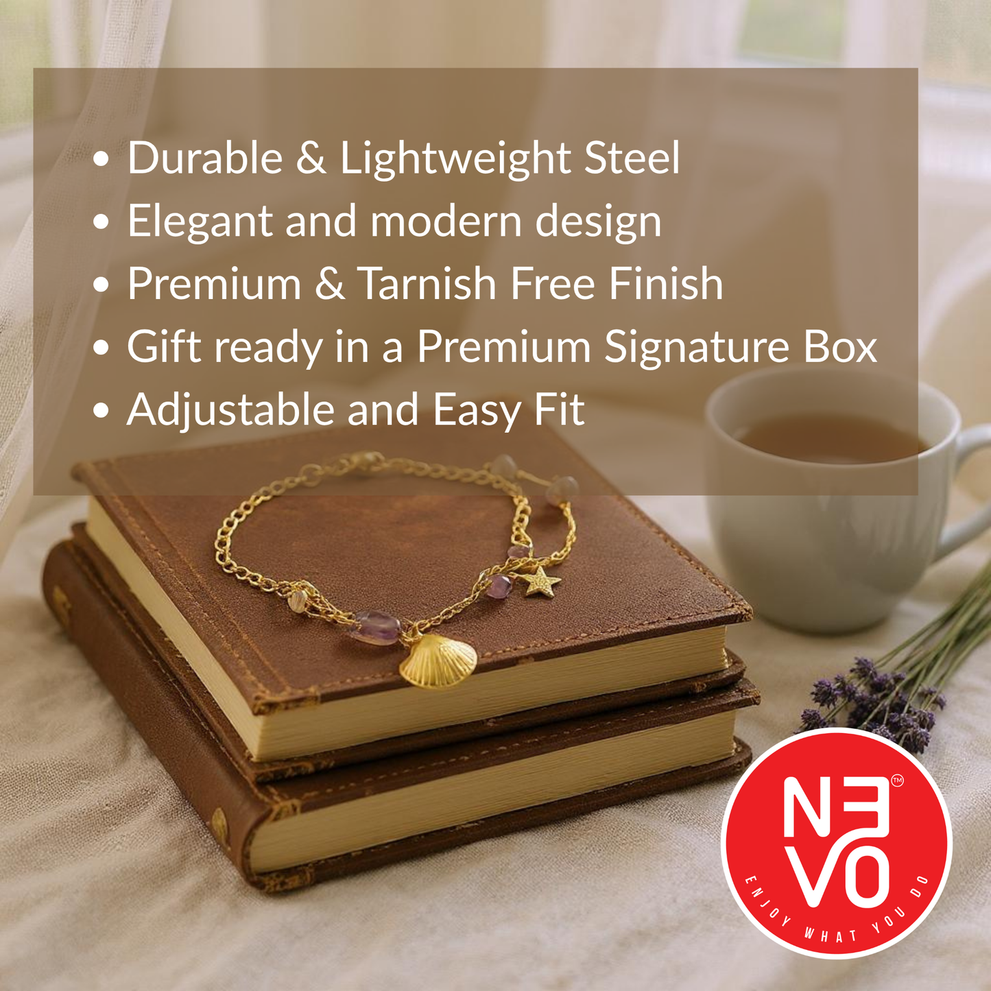 N3VO Coastal Charm Bracelet