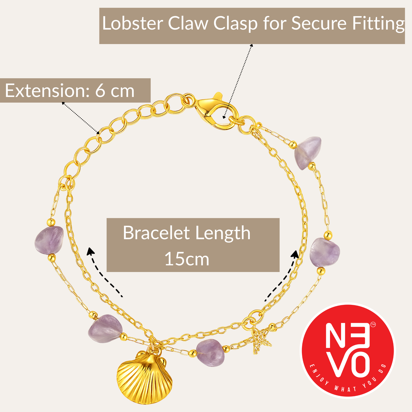 N3VO Coastal Charm Bracelet