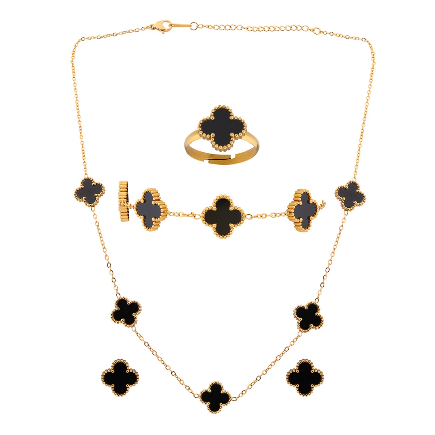 Noir Clover Glam Set