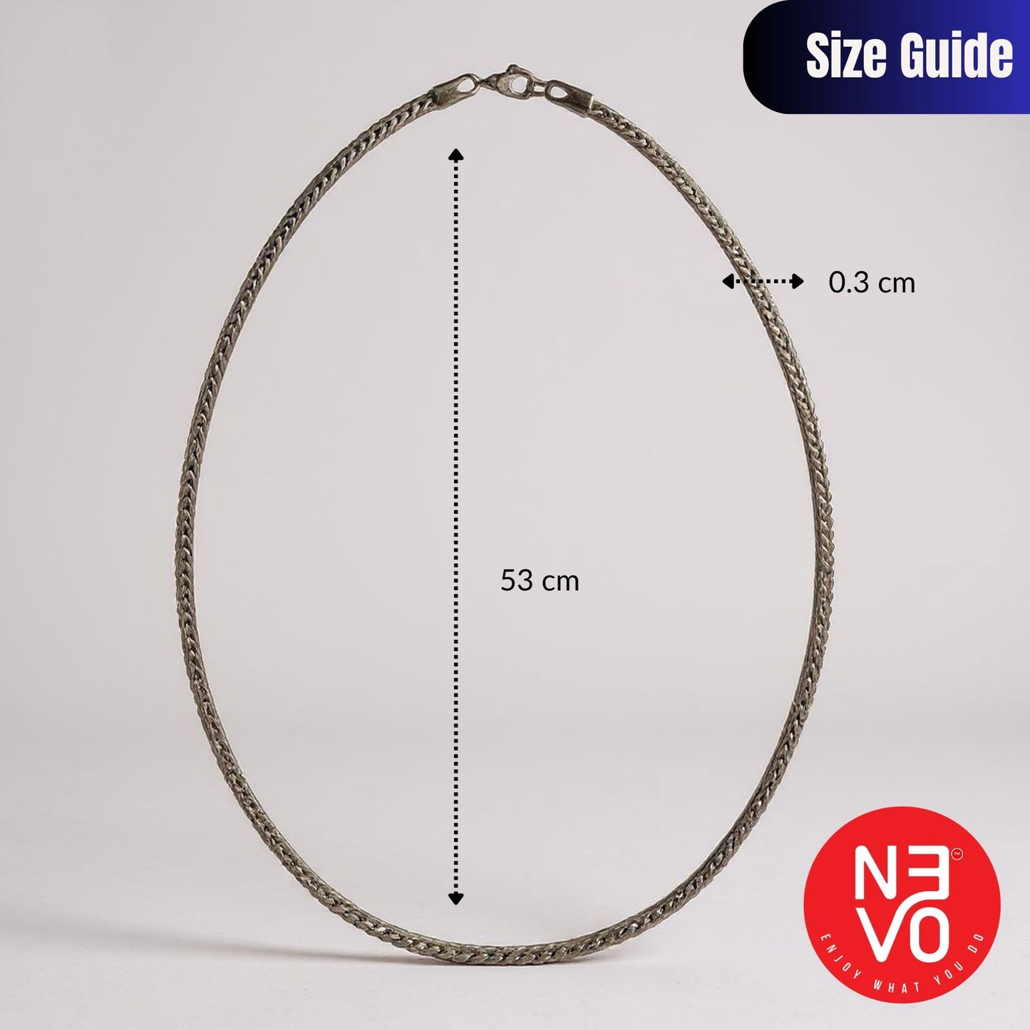 N3VO Ironclad Foxtail Chain