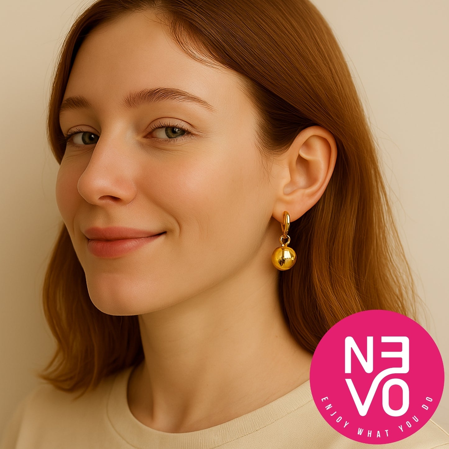 N3VO Solara Luxe Drop Earrings