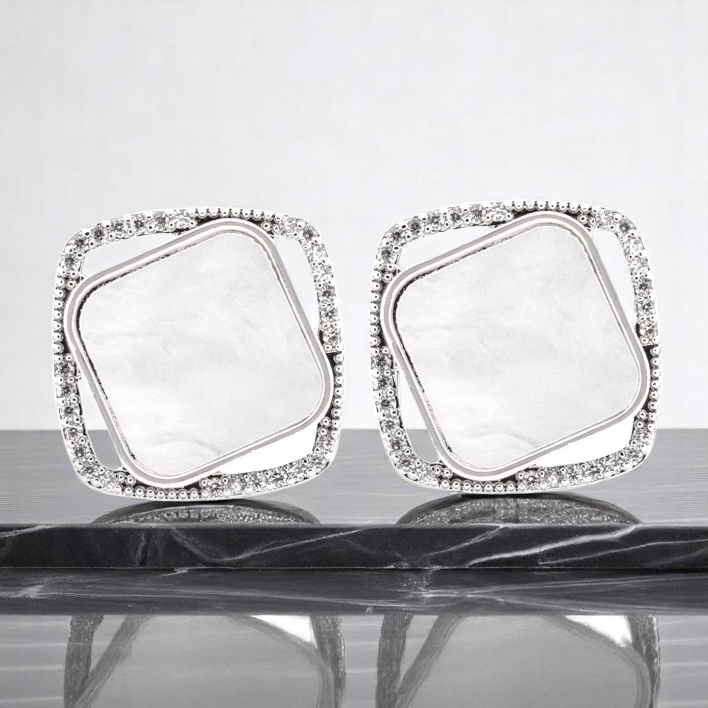 N3VO Luxe Pavé Earrings