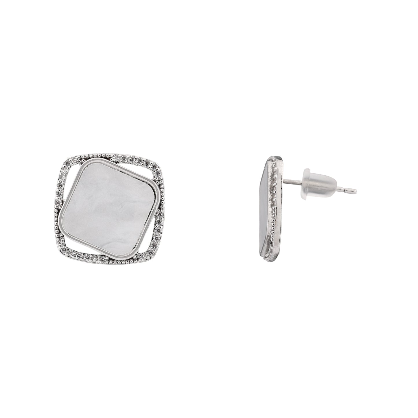 N3VO Luxe Pavé Earrings