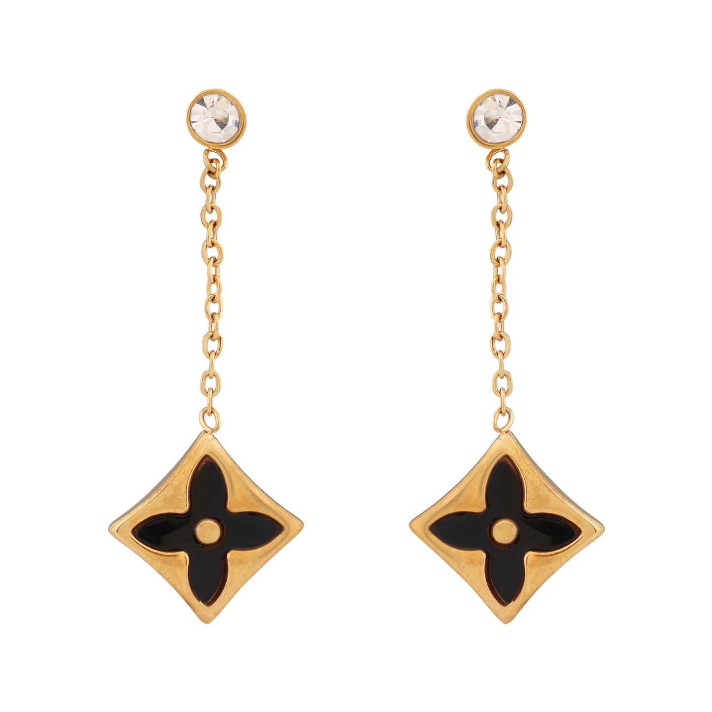 N3VO Noir Luxe Dangle Earrings