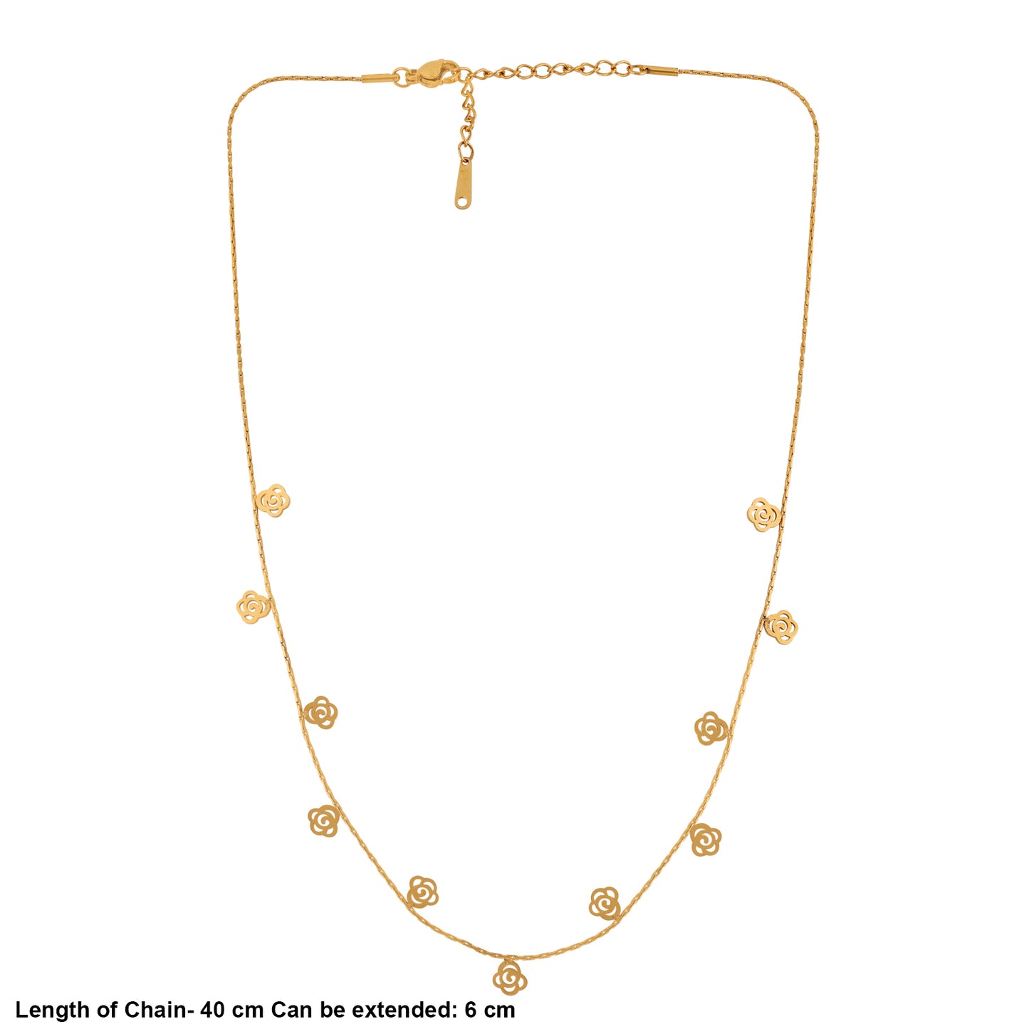 N3VO Rosette Whisper Necklace