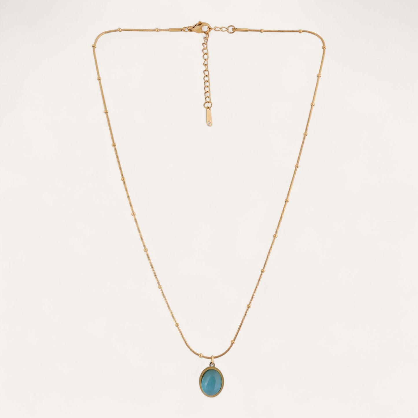 N3VO Azure Droplet Necklace