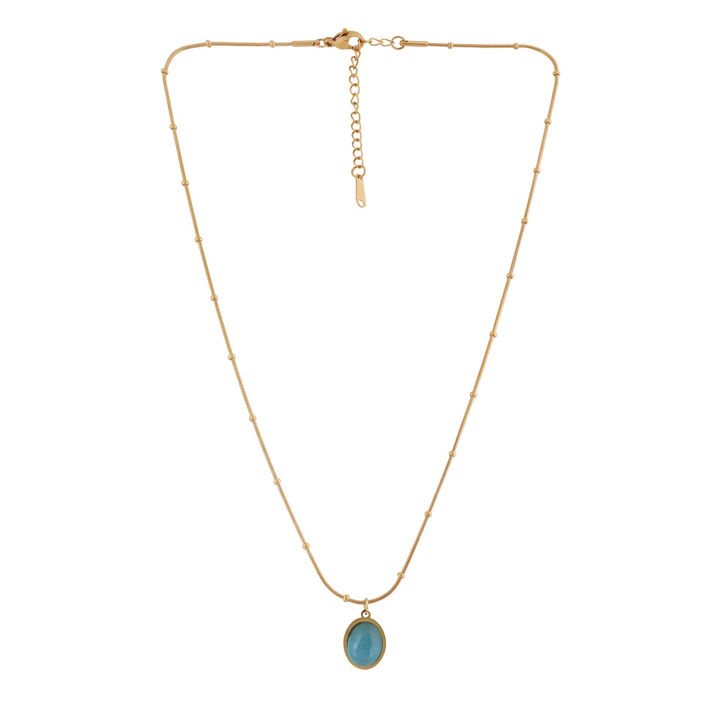 N3VO Azure Droplet Necklace