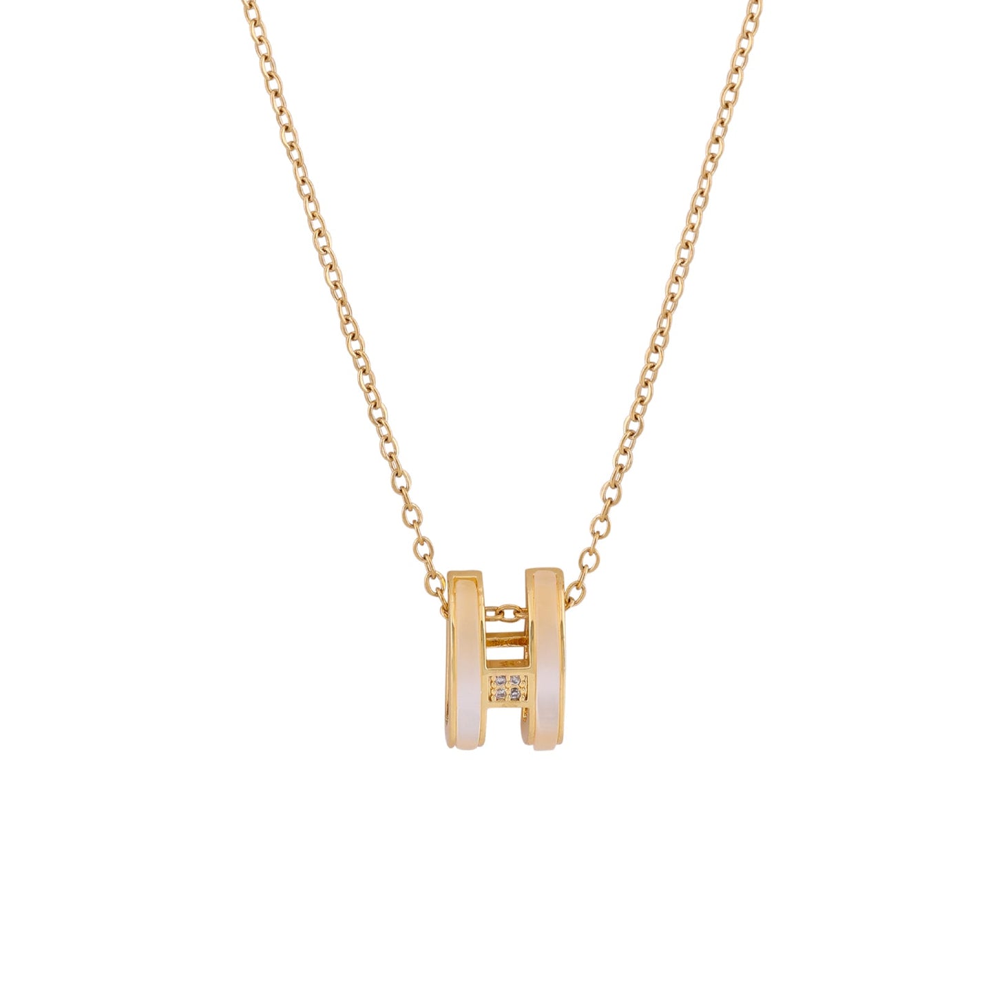N3VO Embrace Ring Pendant Necklace