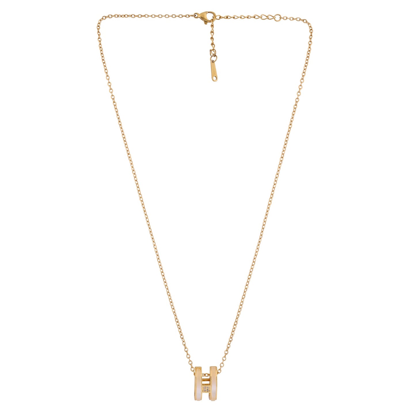 N3VO Embrace Ring Pendant Necklace