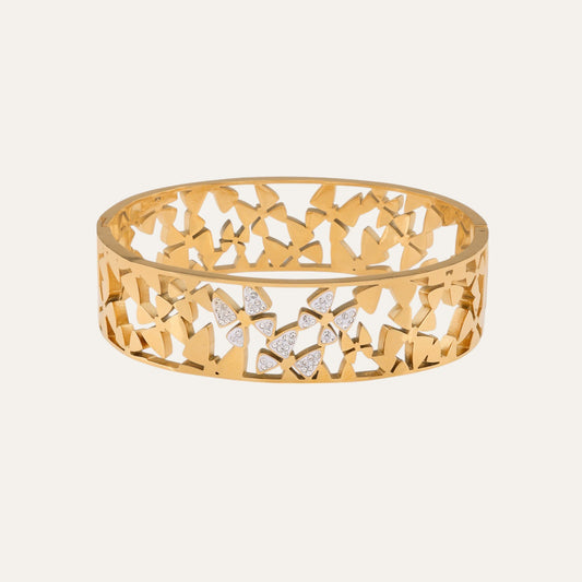 Aurelia Gold Matte Bangle