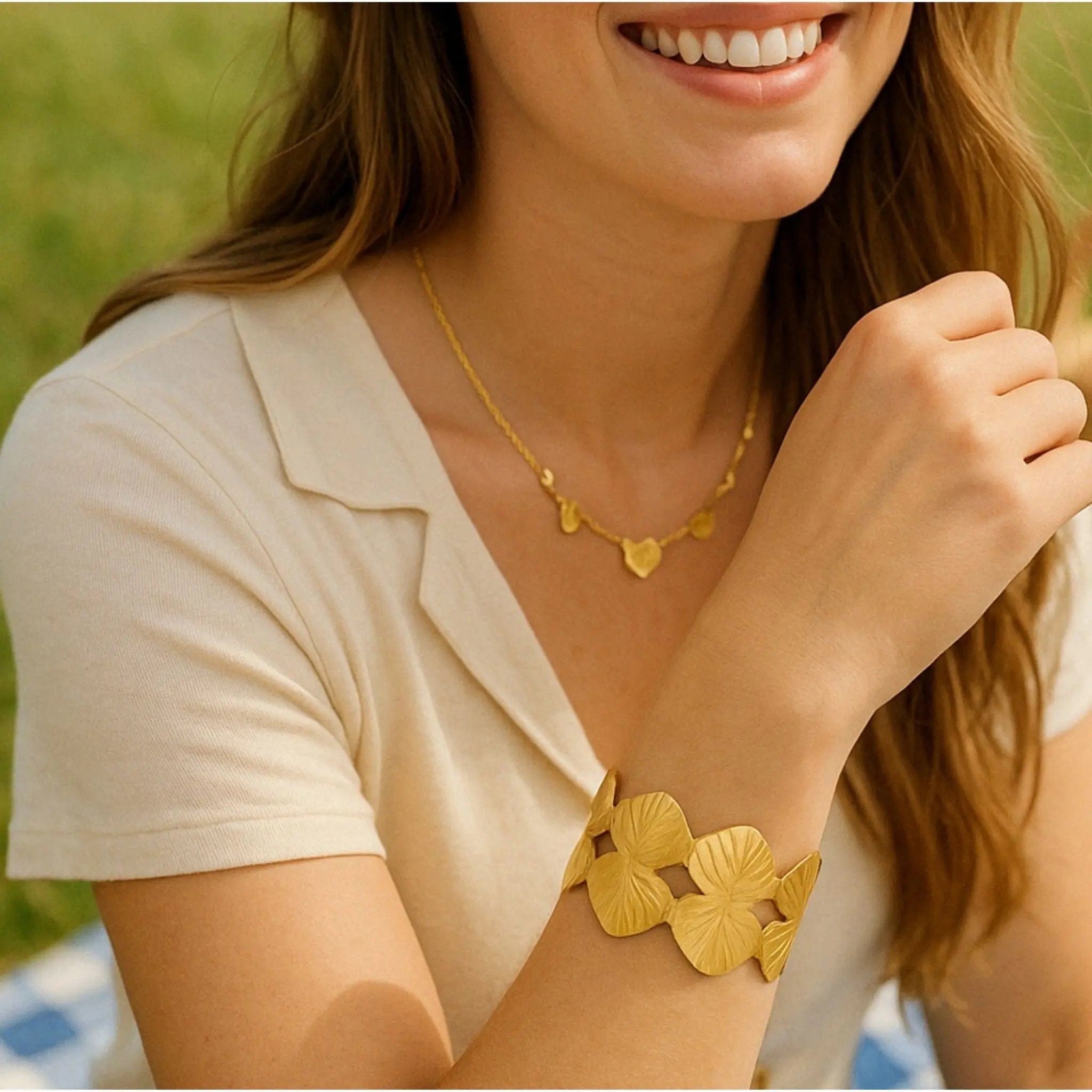 Cassia Leaf Bangle N3VO