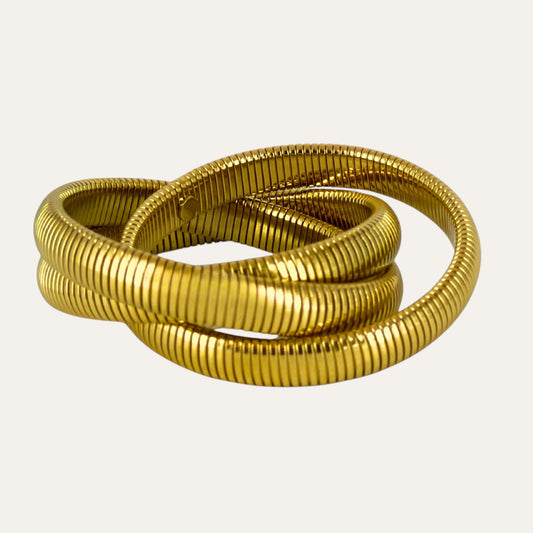 Bold Coiled Bangle