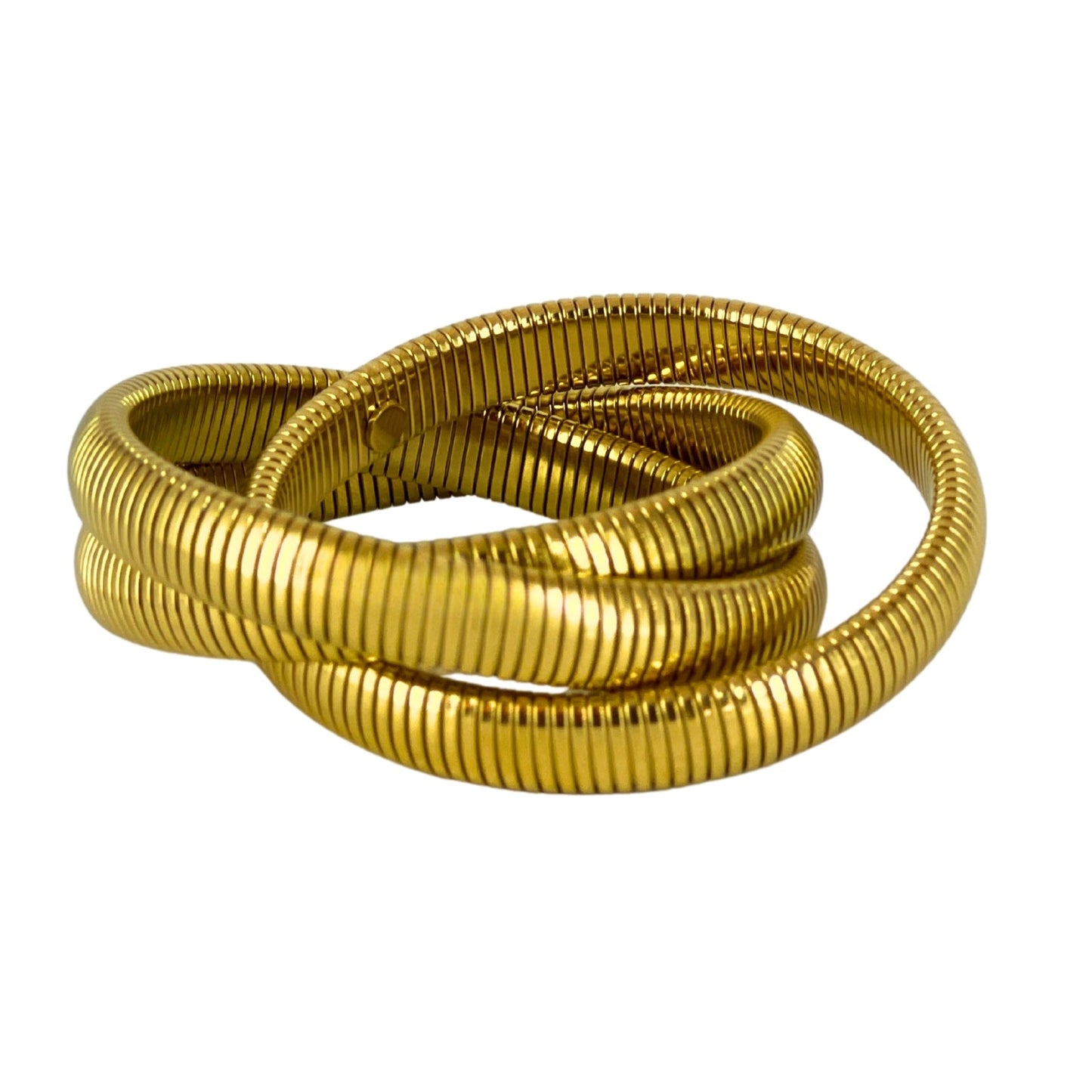 N3VO Bold Coiled Bangle