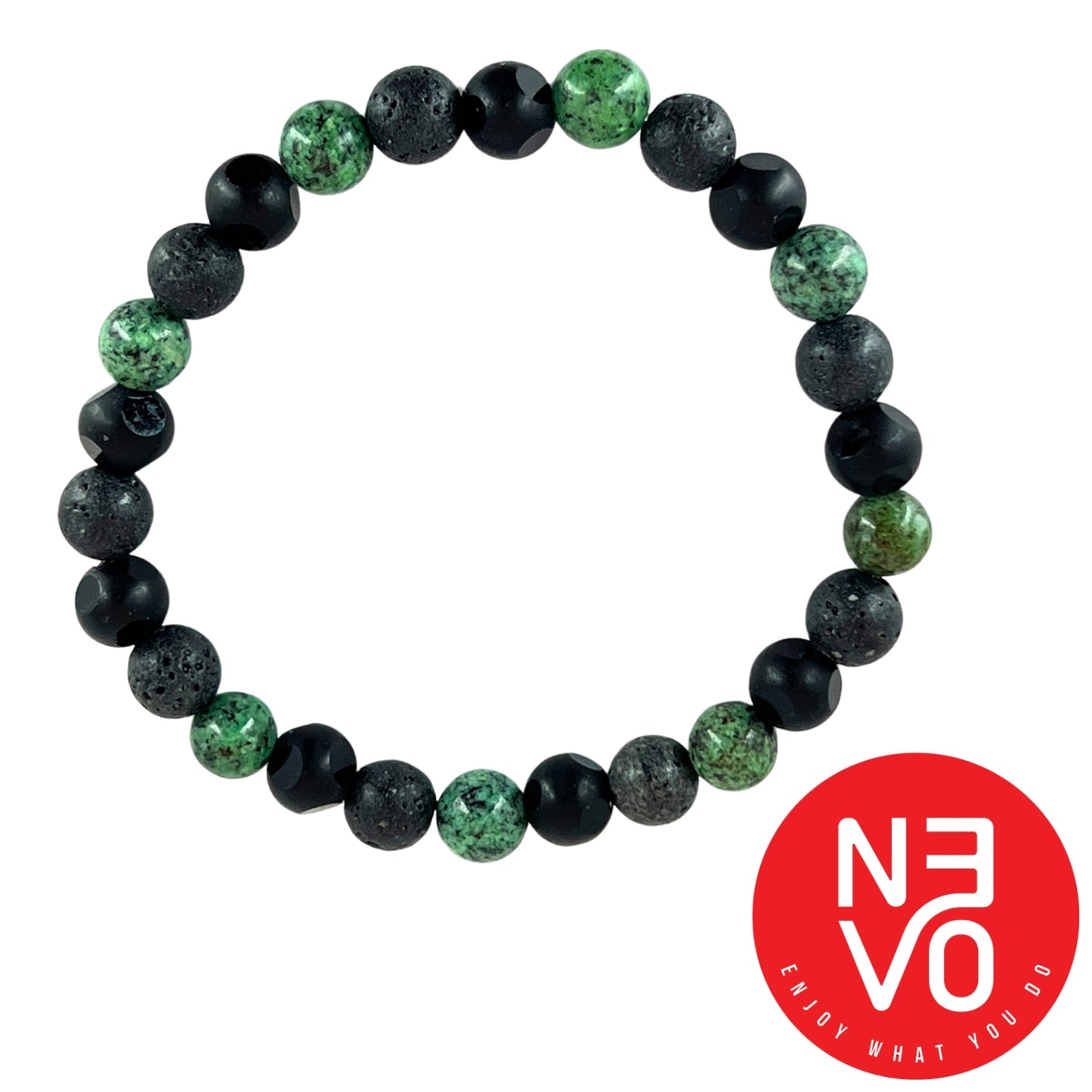 N3VO Elemental Balance Beaded Bracelet –  Green