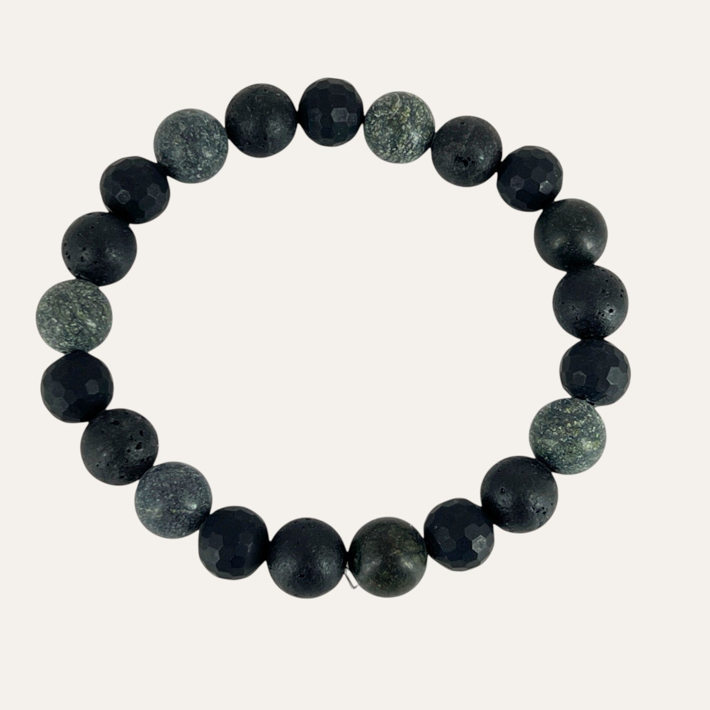 N3VO Terrain Beaded Bracelet - Black