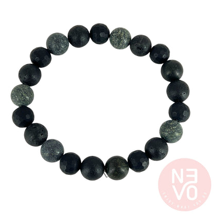 N3VO Terrain Beaded Bracelet - Black