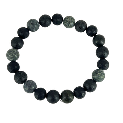 N3VO Terrain Beaded Bracelet - Black
