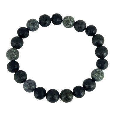 N3VO Terrain Beaded Bracelet - Black