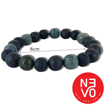 N3VO Terrain Beaded Bracelet - Black