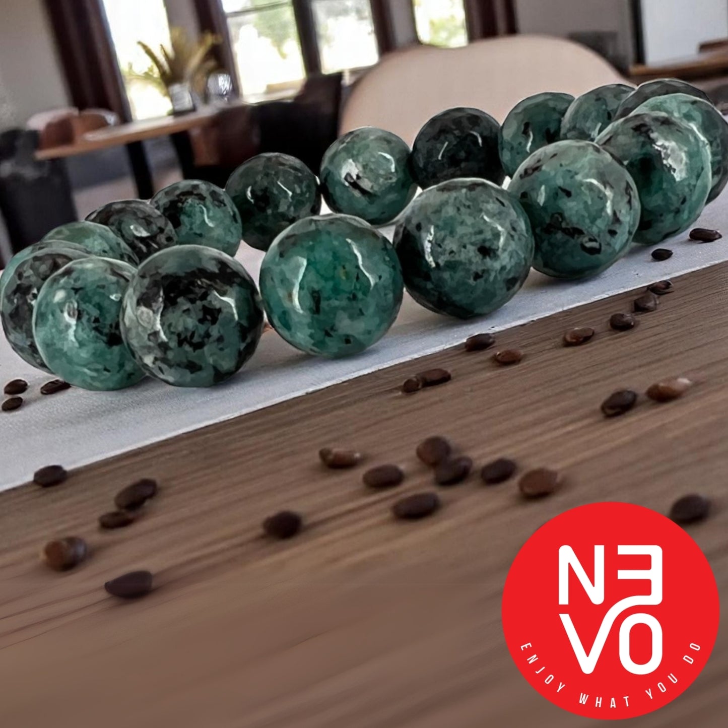 N3VO Terra Stone Bracelet – Green Jasper