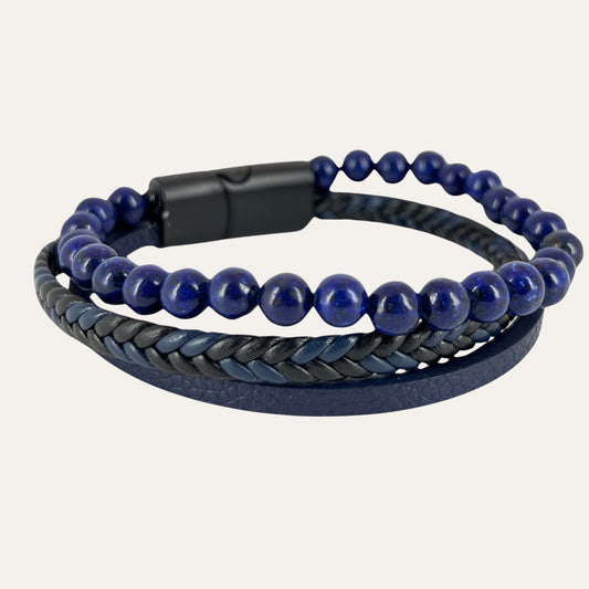 Azure Layered Bracelet