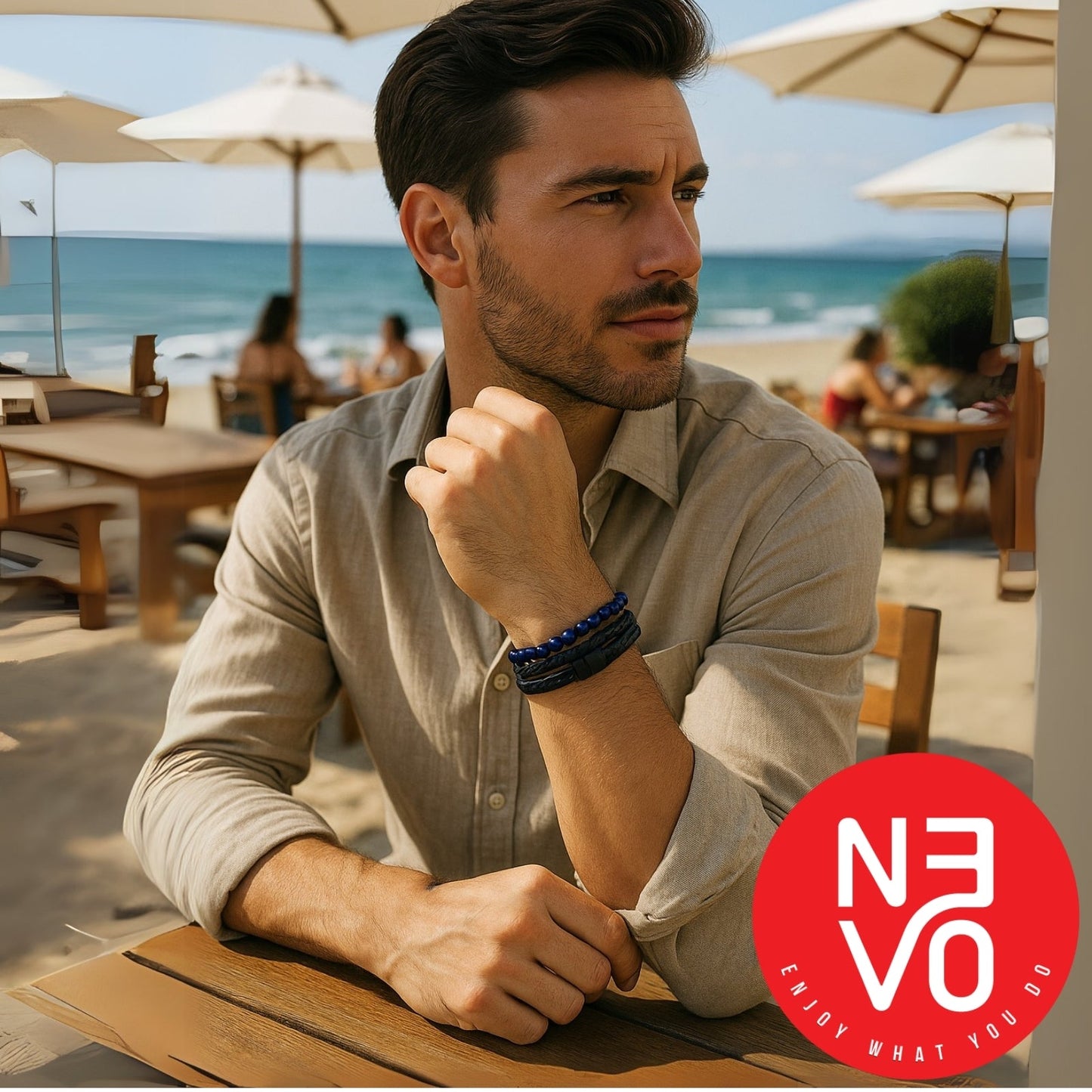 N3VO Azure Layered Bracelet