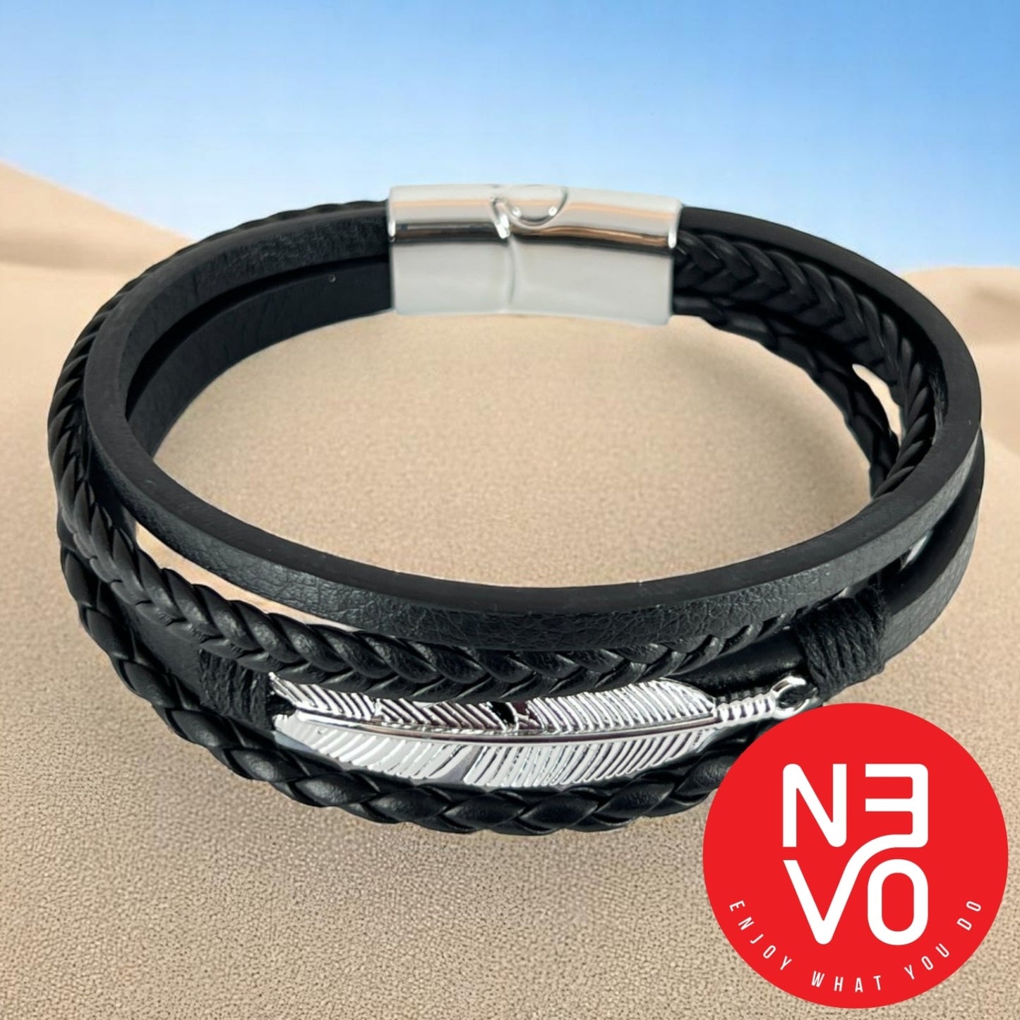 N3VO Arrow Feather Bracelet