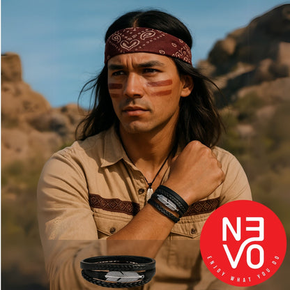 N3VO Arrow Feather Bracelet