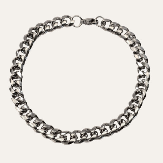 Titan Cuban Chain – Silver Finish