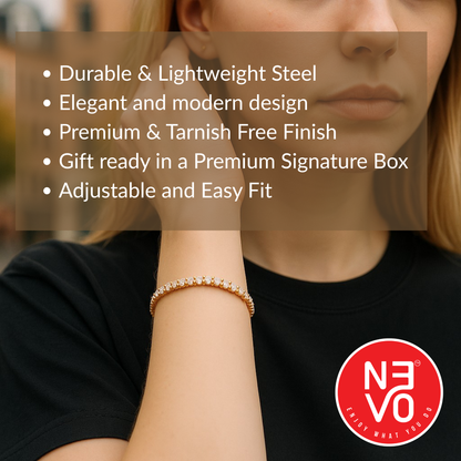 N3VO Marquise Radiance Bracelet