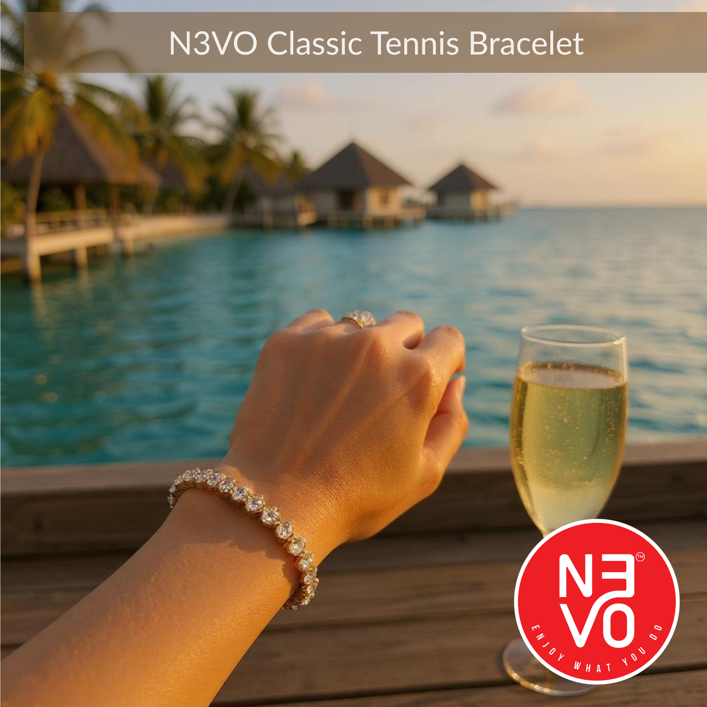 N3VO Marquise Radiance Bracelet