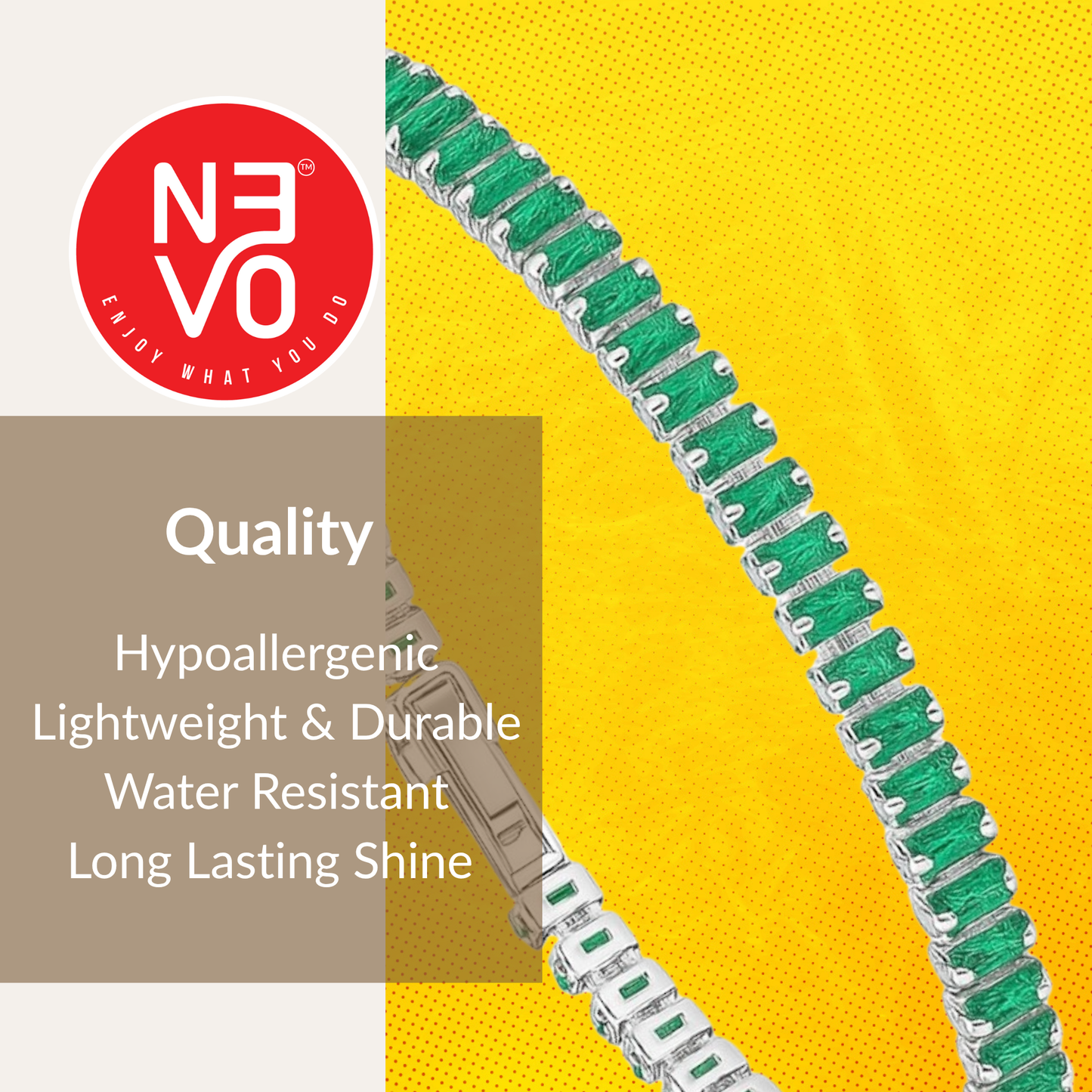 N3VO Luxe Tennis Bracelet