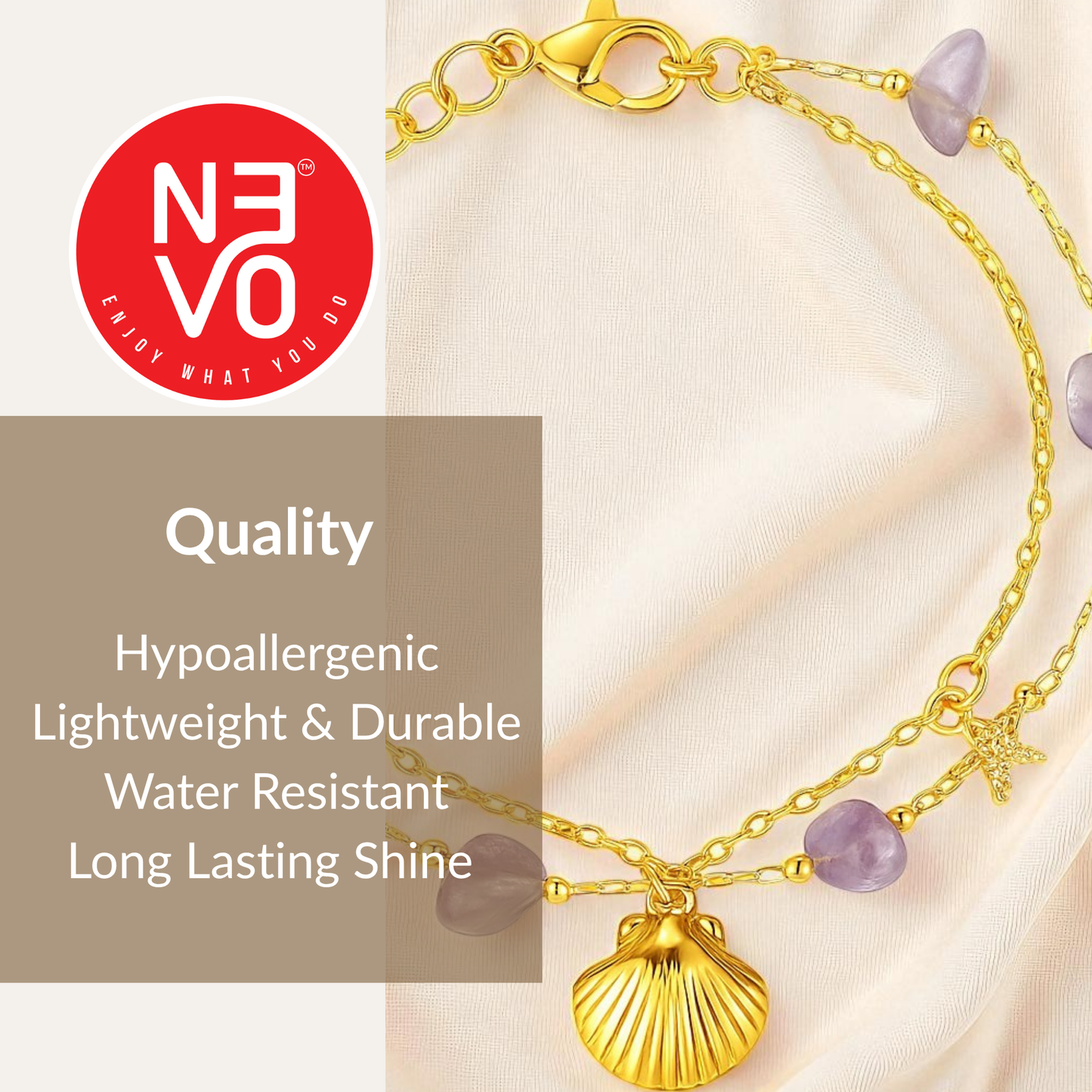 N3VO Coastal Charm Bracelet