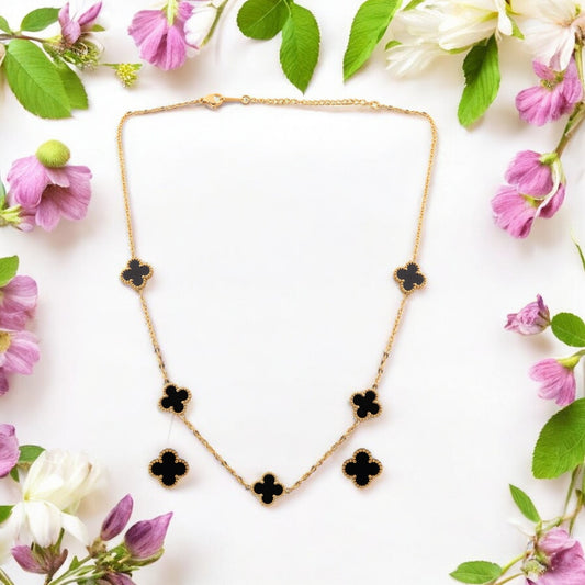 Noir Clover Glam Set