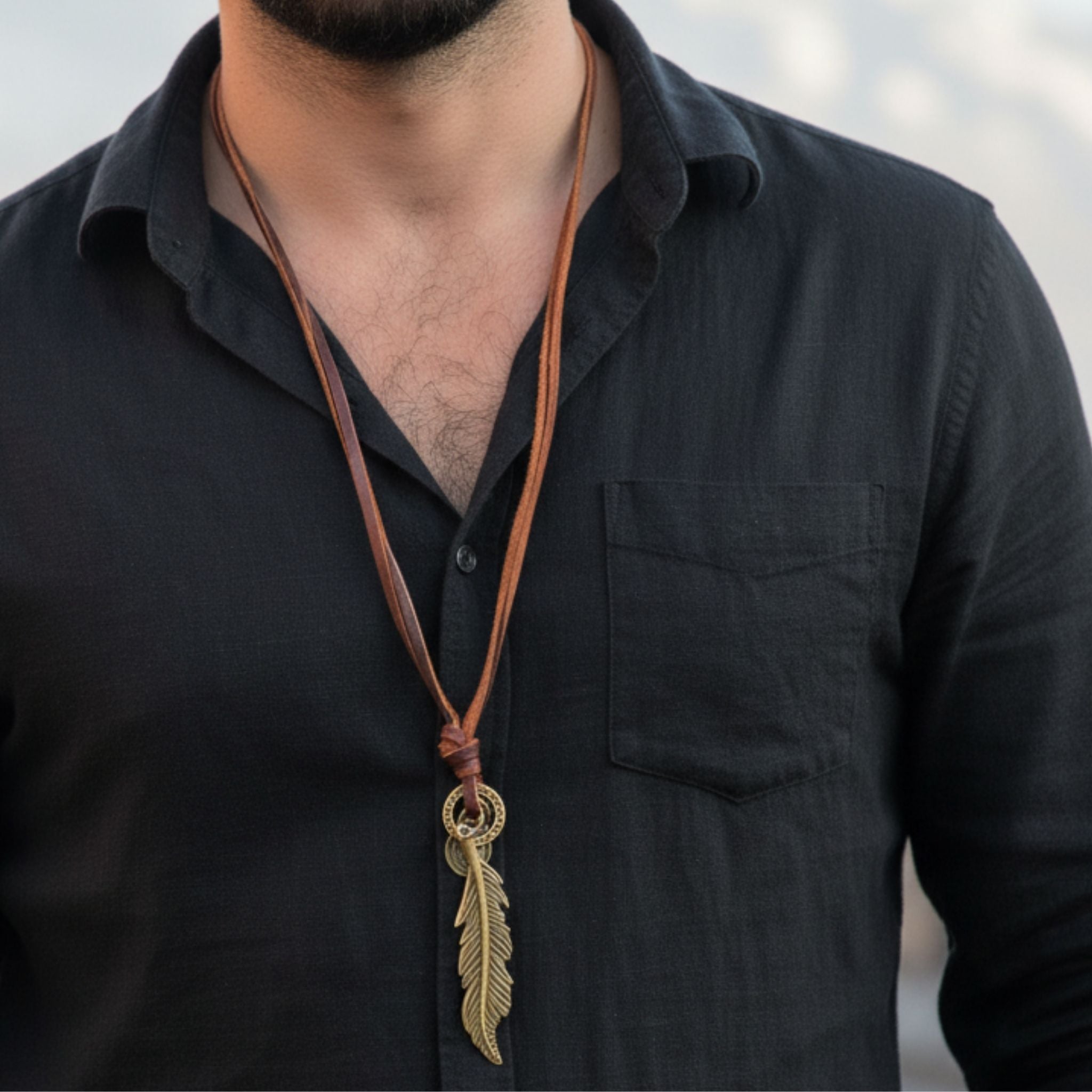 Wanderer Feather Pendant N3VO