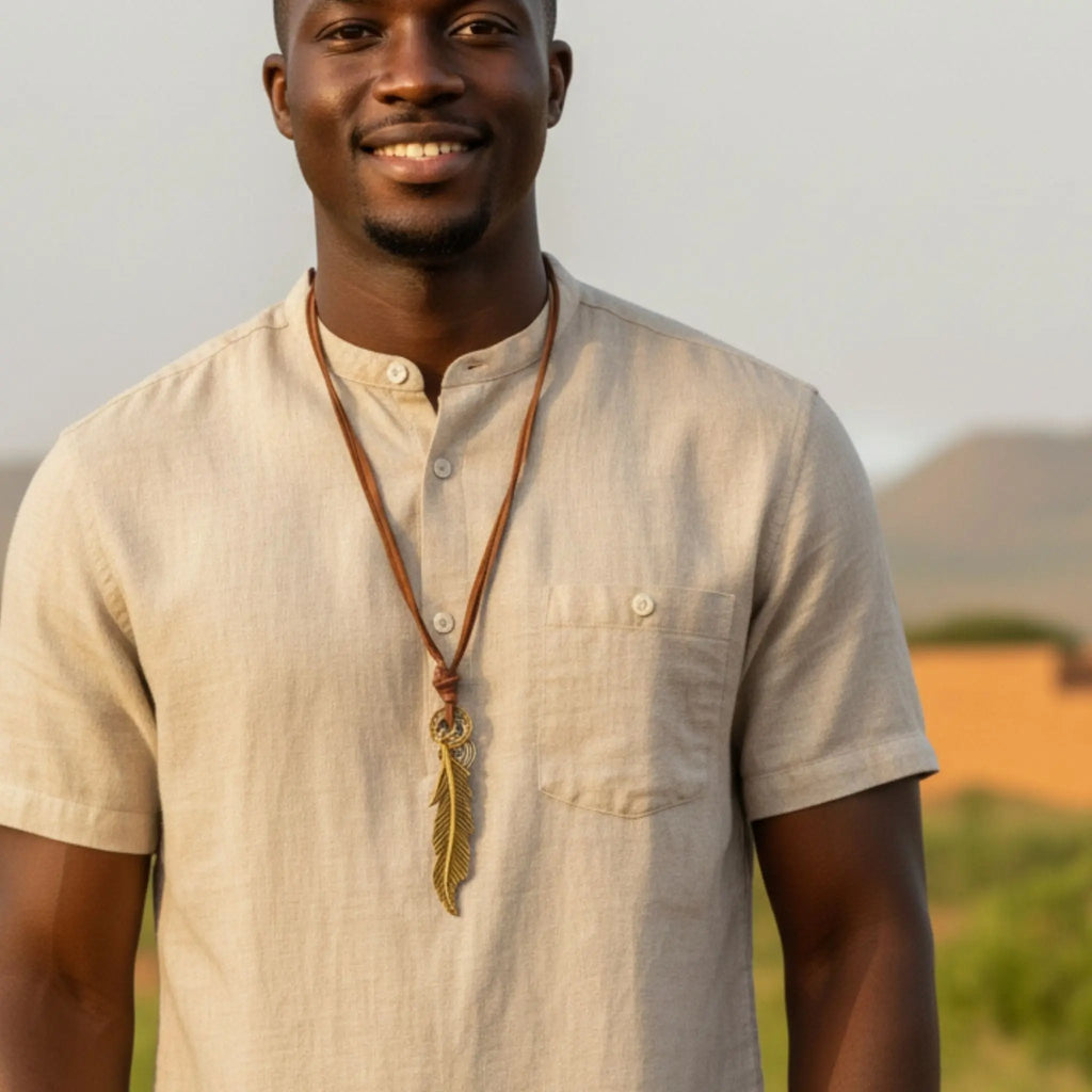 Wanderer Feather Pendant N3VO