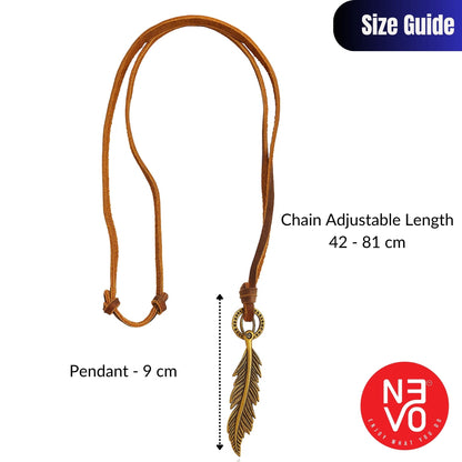 N3VO Wanderer Feather Pendant