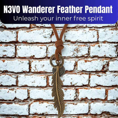 N3VO Wanderer Feather Pendant