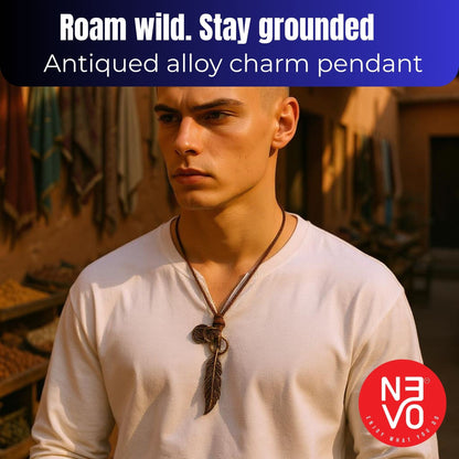 N3VO Wanderer Feather Pendant