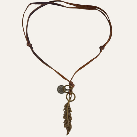 N3VO Wanderer Feather Pendant