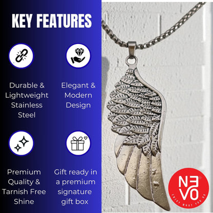 N3VO Wingforce Angel Necklace