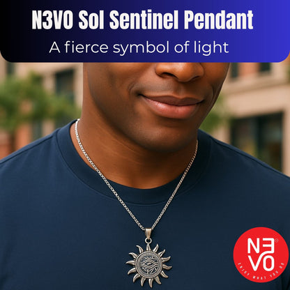 N3VO Sol Sentinel Chain Pendant