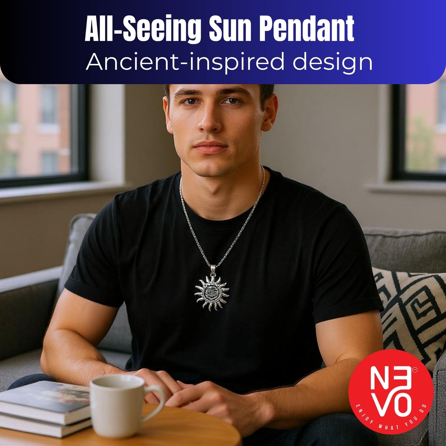 N3VO Sol Sentinel Chain Pendant