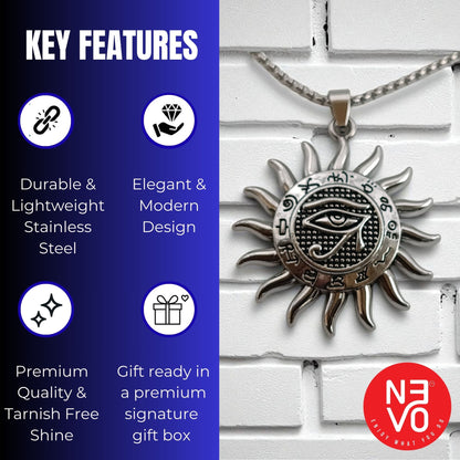 N3VO Sol Sentinel Chain Pendant