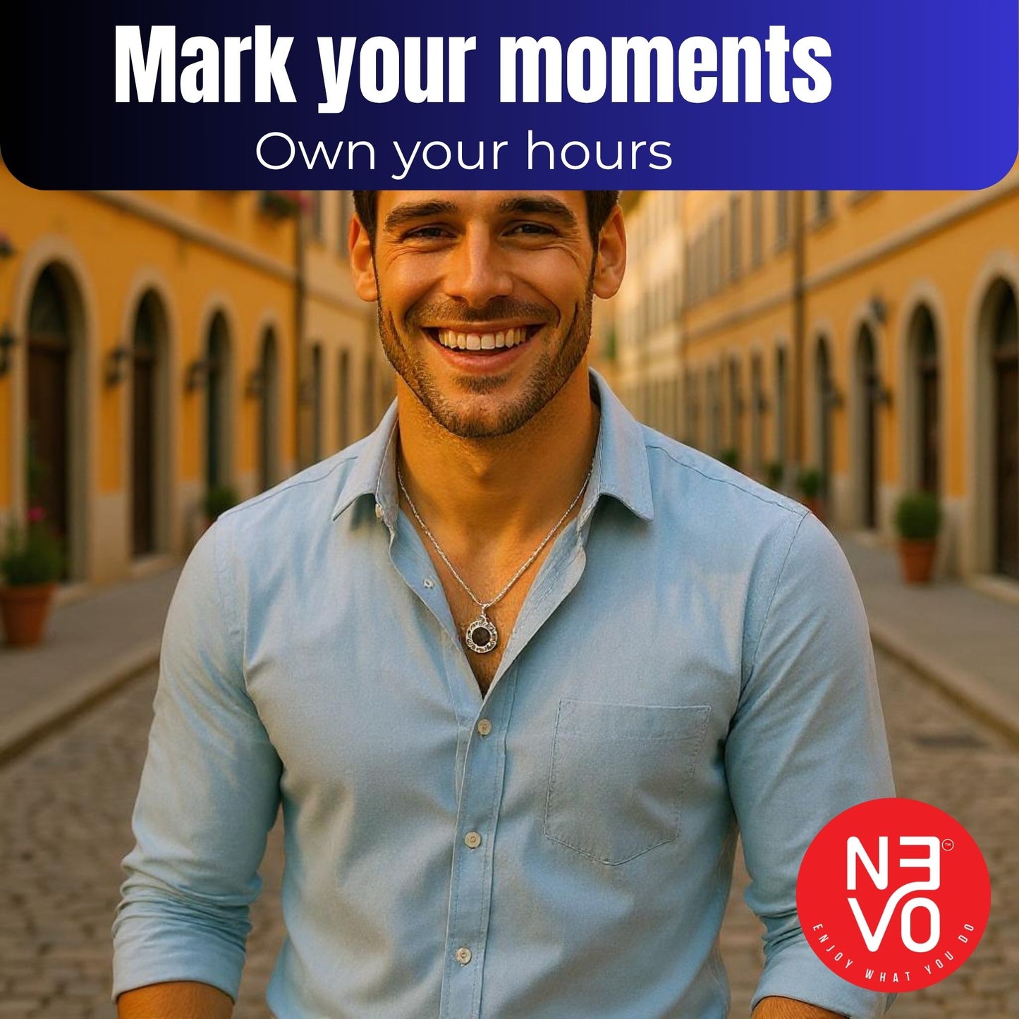 N3VO Timekeeper Chain Pendant