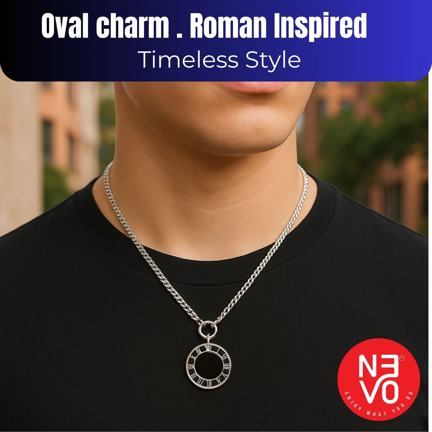 N3VO Timekeeper Chain Pendant
