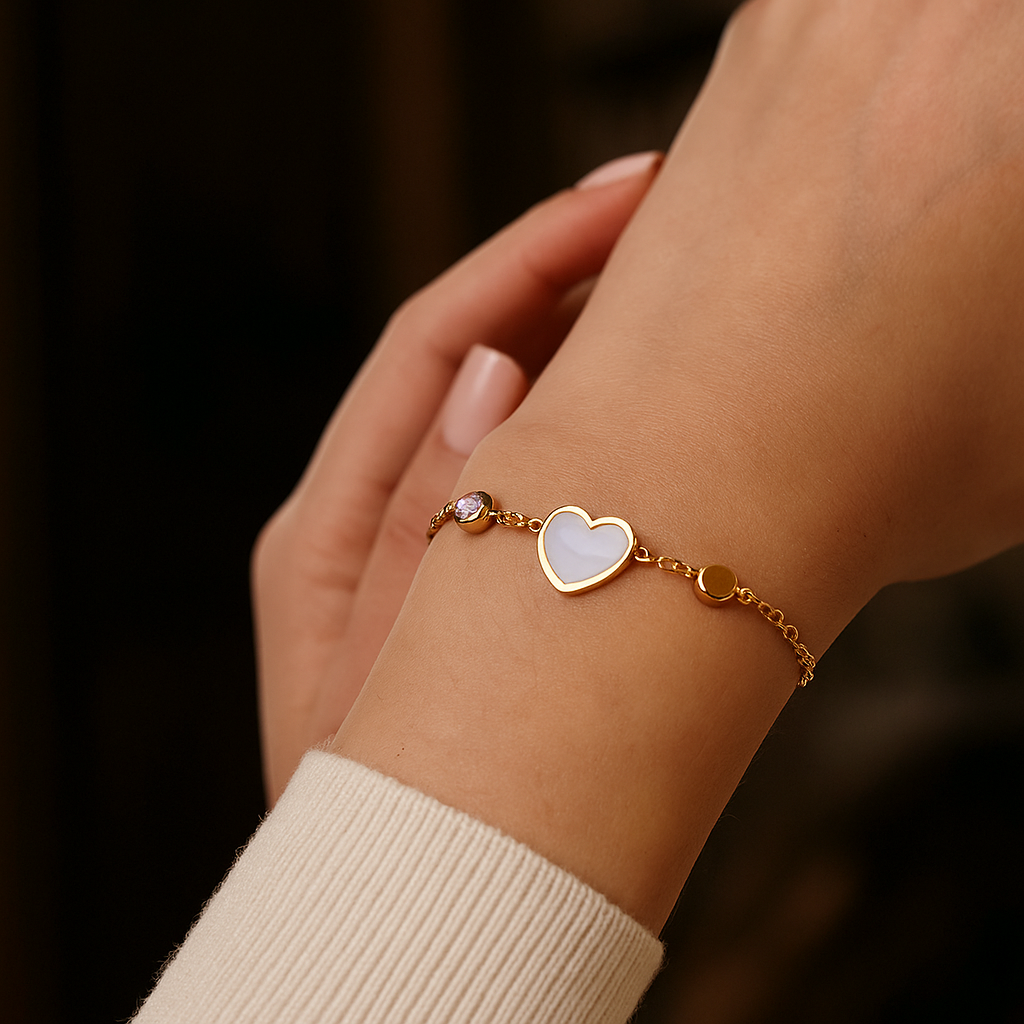 N3VO Amora Heart Bracelet